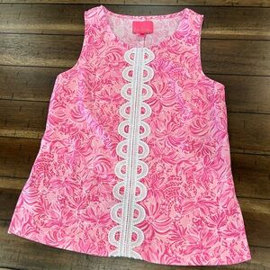 NWOT Lilly Pulitzer Pink Top Size 4